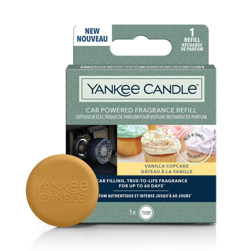 Yankee Candle Car Powered Fragrance Nachf&uuml;ll Vanilla Cupcake Lufterfrischer Auto