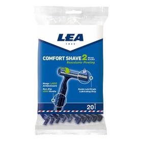 LEA Comfort Shave 20x Two Stainless steel blades...