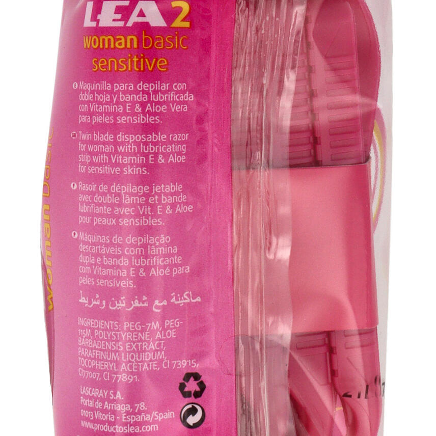 LEA Woman Basic Sensitive 10x Einwegrasierer mit Doppelklinge