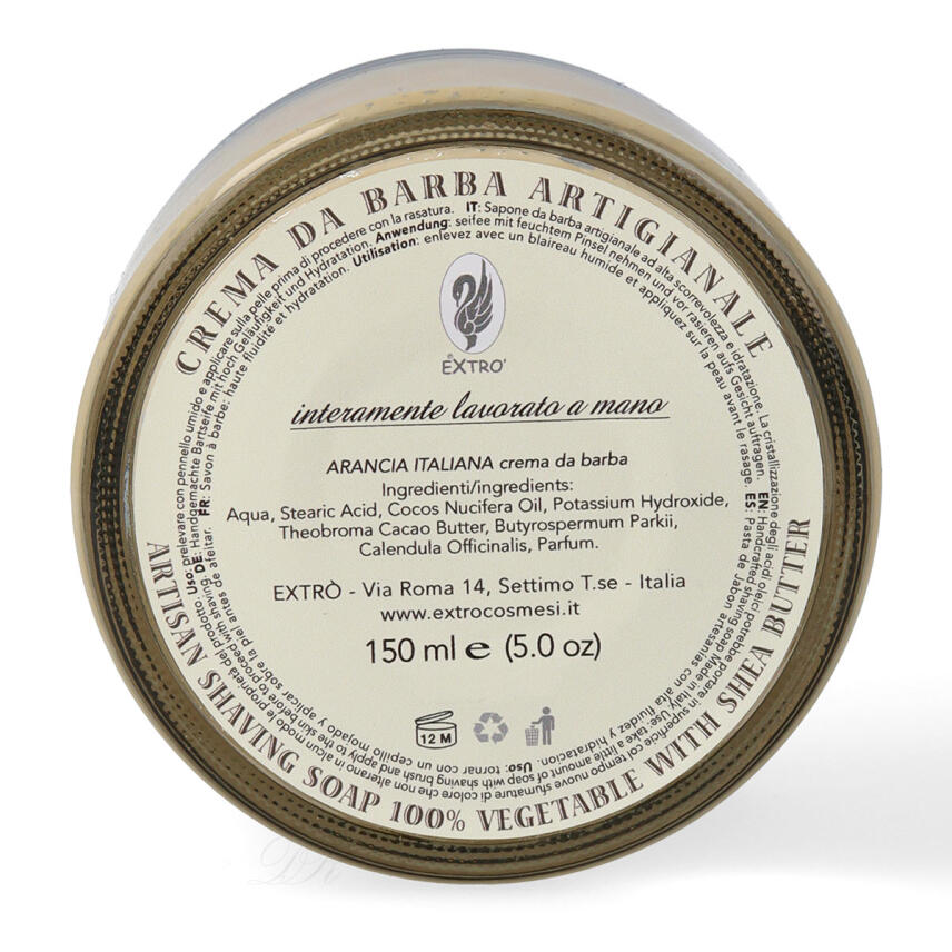 Extro Arancia Italiana Rasiercreme mit Karitebutter sensible Haut 150 ml