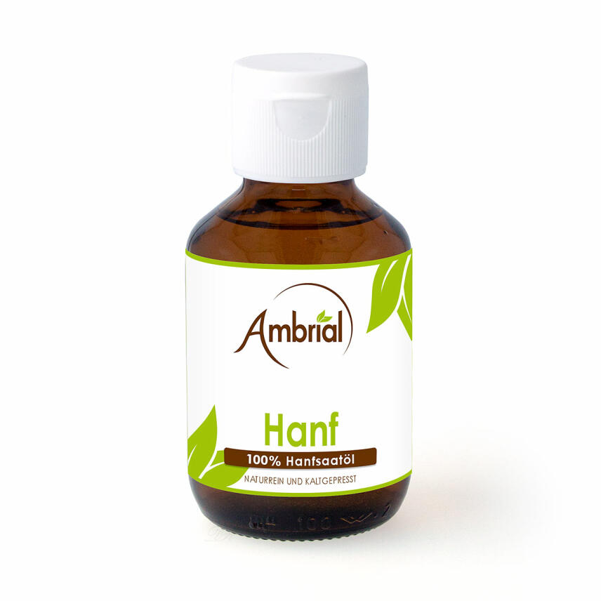 Ambrial Hanfsaat&ouml;l kaltgepresst Bio 100% nat&uuml;rlich rein 100 ml