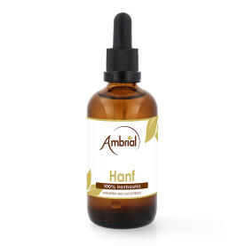 Ambrial Hanfsaatöl kaltgepresst Bio 100% natürlich rein 100 ml