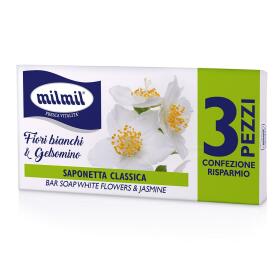 Malizia soap white flowers & Jasmine 3x 90g