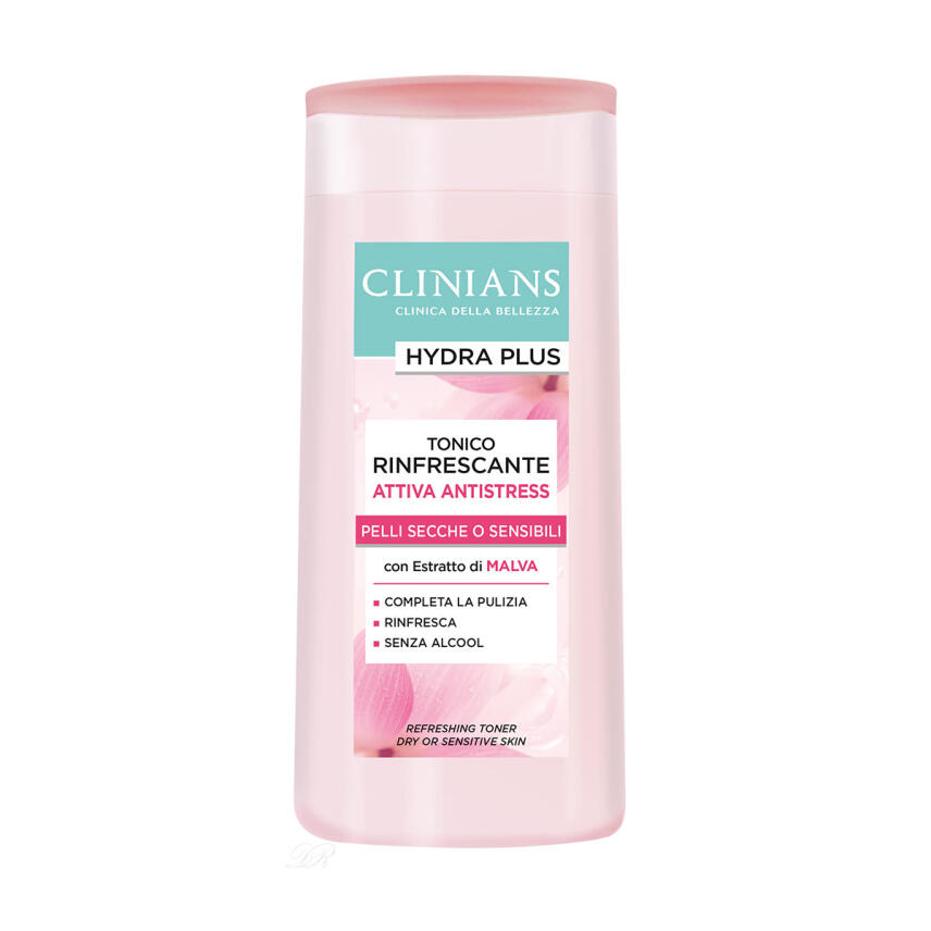 Clinians Reinigungstonic Gesicht mit Malve ohne Alkohol 200 ml