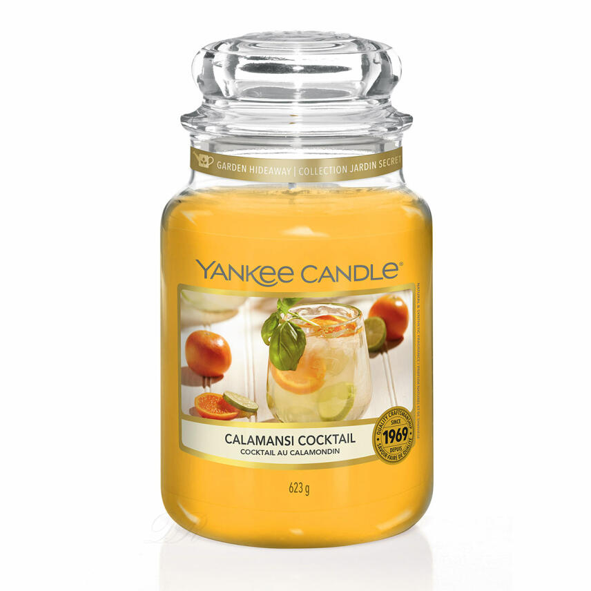Yankee Candle Calamansi Cocktail Duftkerze Gro&szlig;es Glas 623 g