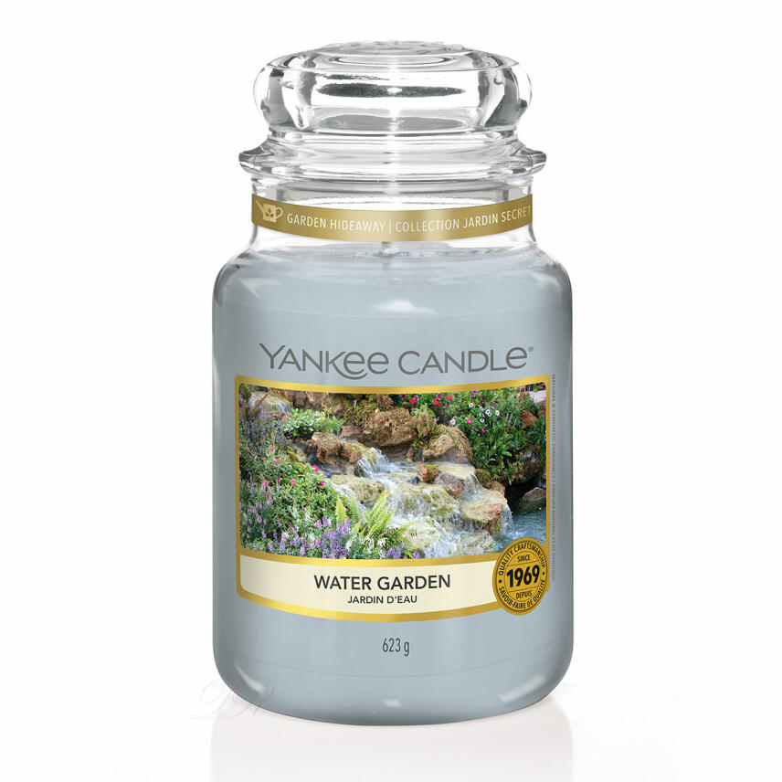 Yankee Candle ~ WATER GARDEN ~ 22oz Large Jar *Free Expedited Shipping* 