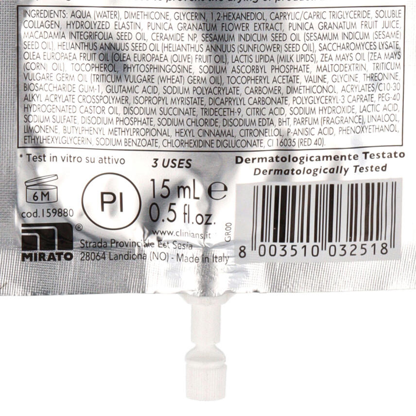 Clinians Anti-Age Kollagen Gesichtsmaske mit Granatapfel-Extrakt 15 ml