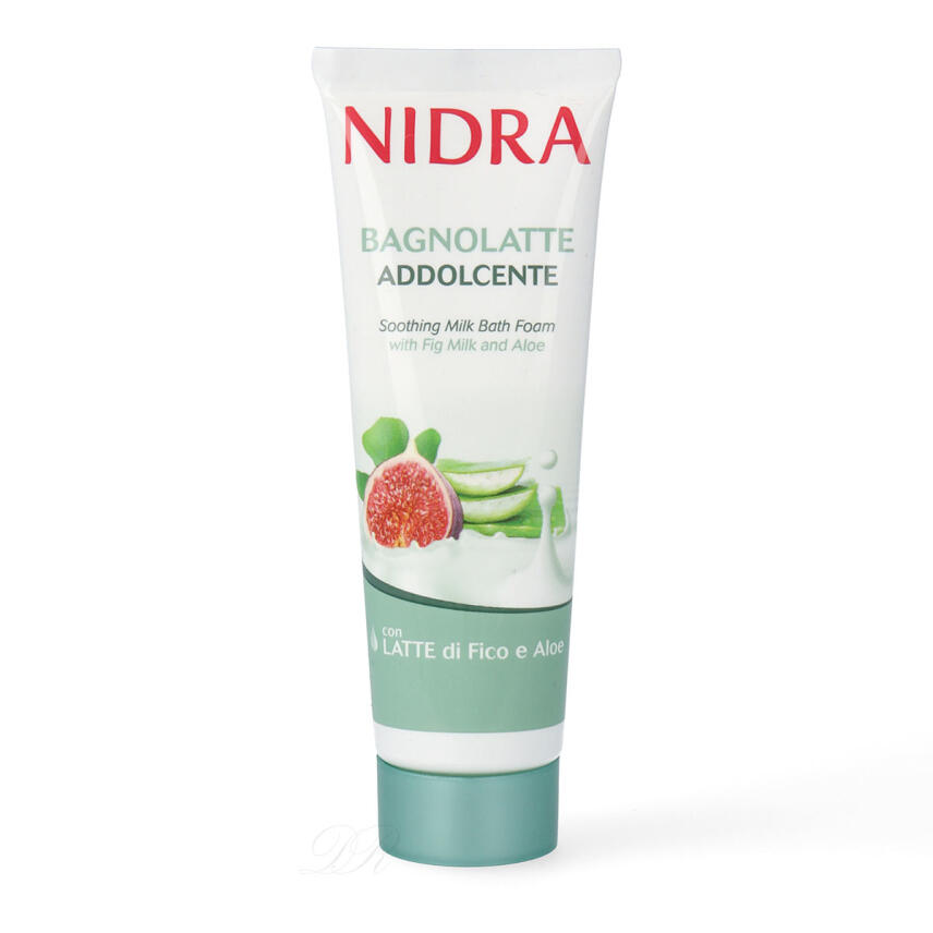 Nidra Bademilch Addolcente mit Feigenmilch und Aloe 50 ml travel size