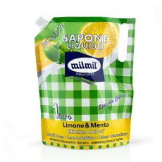 milmil Liquid Soap Lemon &amp; Mint 1000ml refill