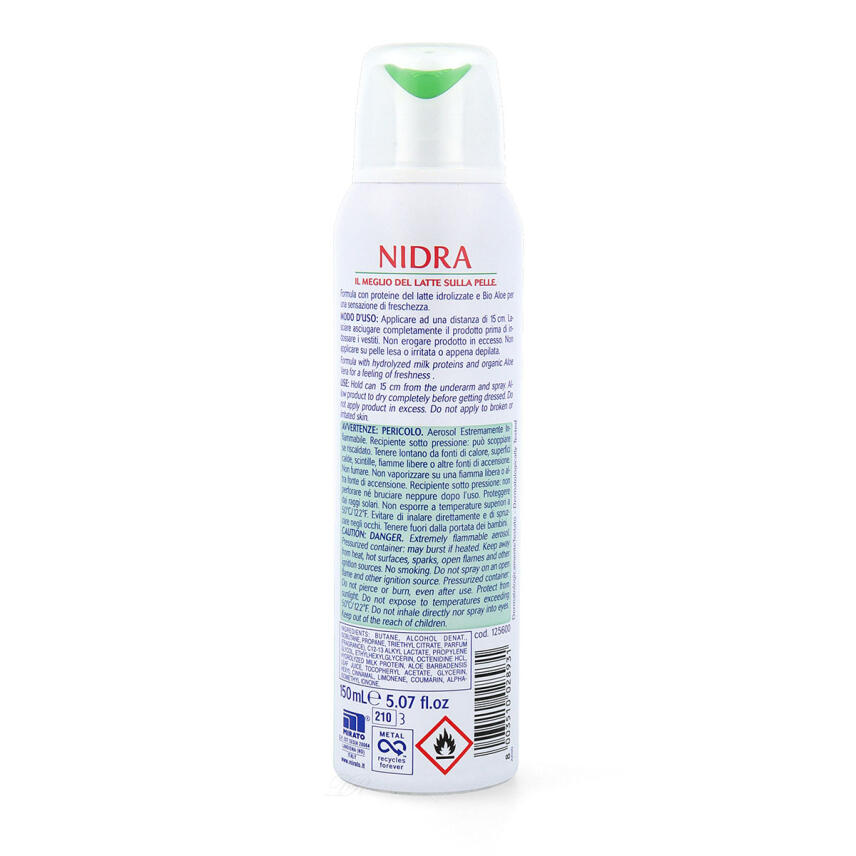 Nidra deolatte Fresh Invisible deo 150 ml ohne Aluminiumsalze