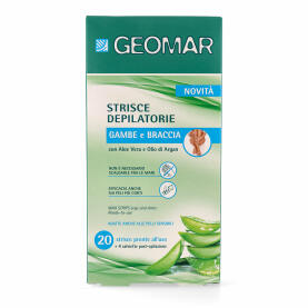 GEOMAR Wax Strips Legs and arms 20 pcs. Ready to Use