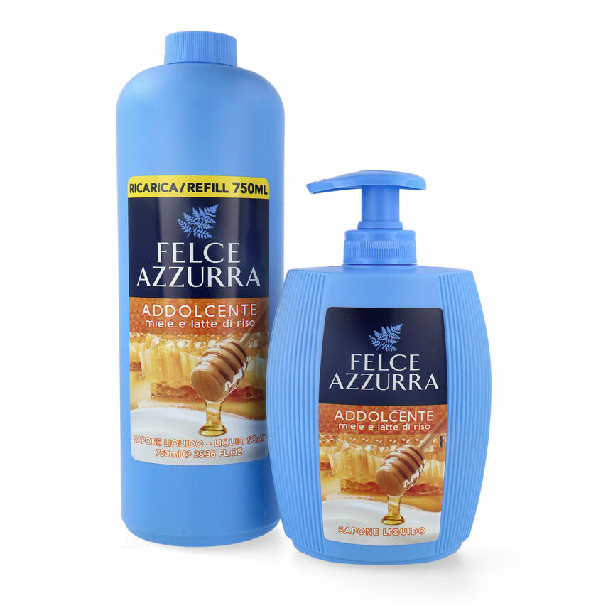 Paglieri Felce Azzurra Addolcente Fl&uuml;ssigseife 300 ml Spender + 750 ml Refill