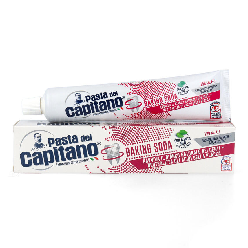 Pasta del Capitano Baking Soda Zahnpasta 3x 100ml