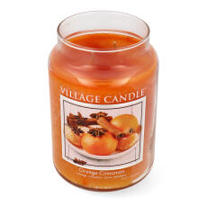 Village Candle Orange Cinnamon Duftkerze Gro&szlig;es...