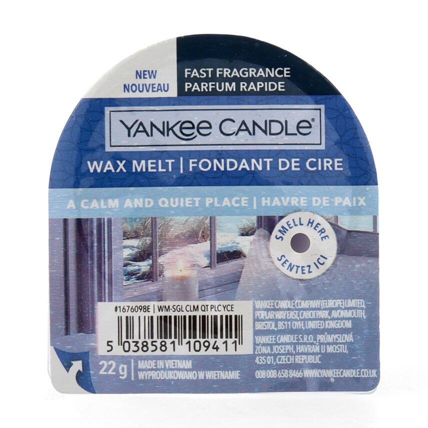 Yankee Candle A Calm and Quiet Place Wax Melt 22 g / 0.77 oz.