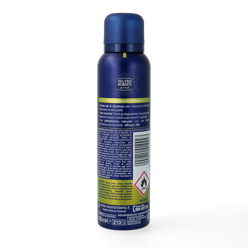 Neutro Roberts uomo fresco essenza agrumata deo 150ml - ohne Aluminiumsalze