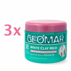 GEOMAR White Clay Mud Fango 3 x 500 ml
