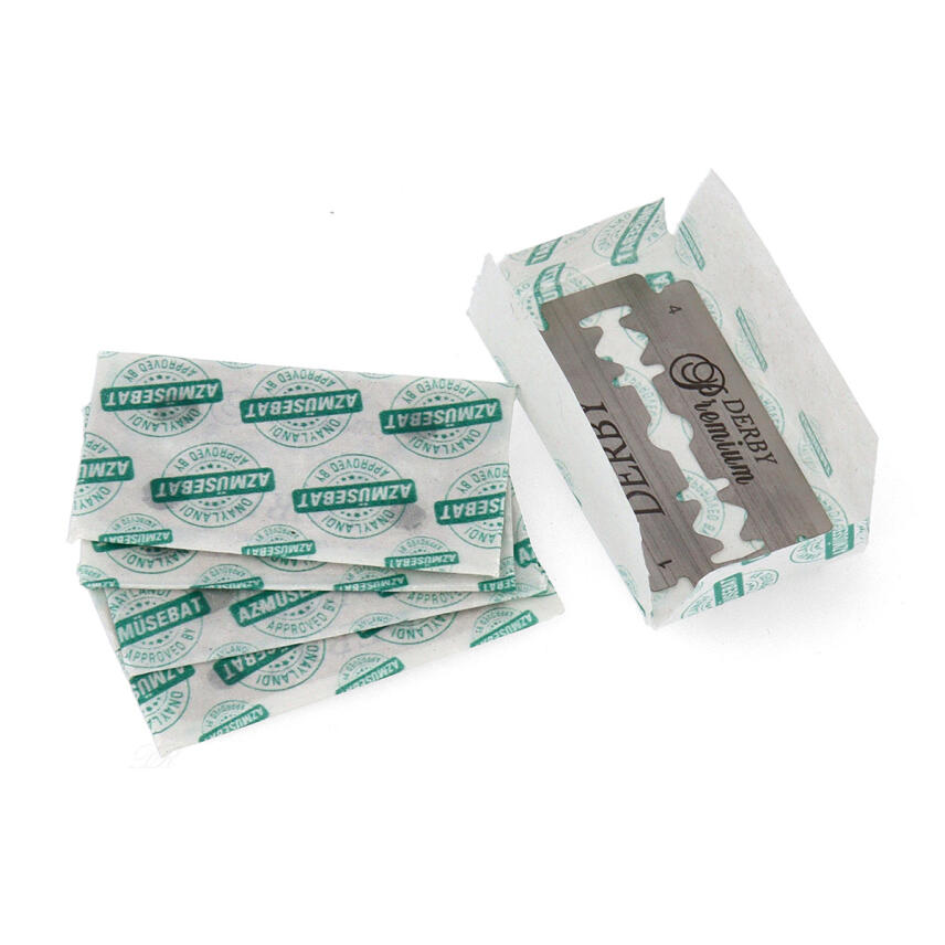 Derby Premium Black Double Edge Rasierklingen 20 x 5 = 100 Klingen