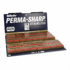 Perma-Sharp Double Edge Rasierklingen 20x5= 100 Klingen