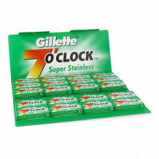 Gillette 7 OCLOCK Super Stainless Double Edge...