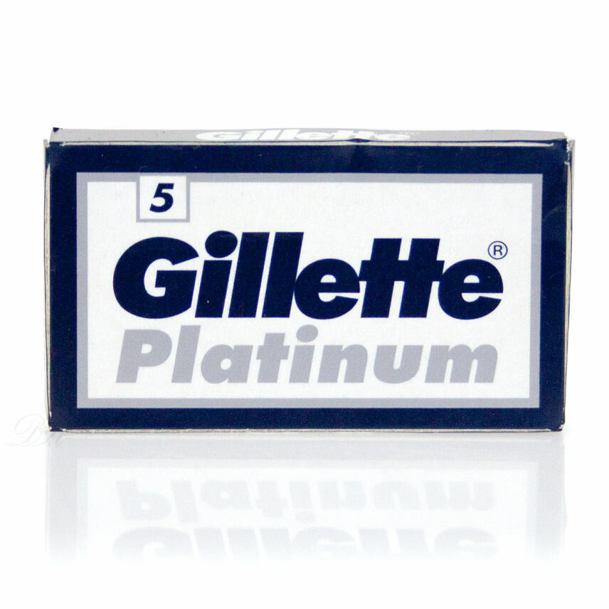 Gillette Platinum 5 Rasierklingen Double Edge 20x5 = 100 Klingen