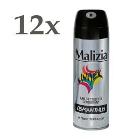 Malizia Unisex Osmanthus Eau de Toilette Deodorant 12 x...