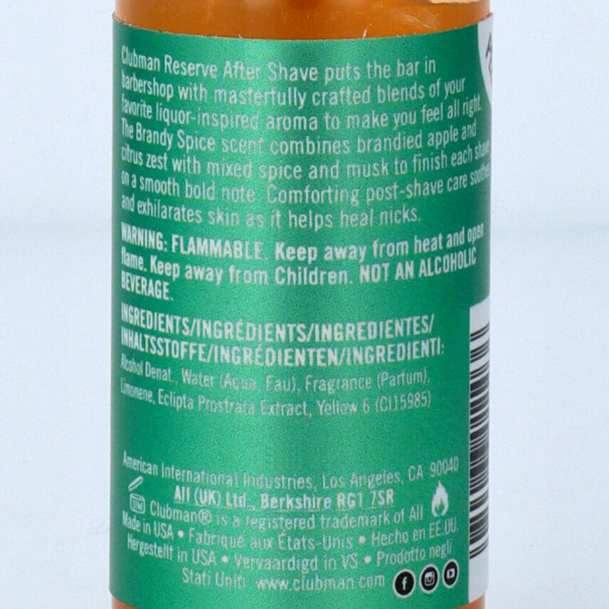 Clubman Pinaud Brandy Spice After Shave Rasierwasser 50 ml