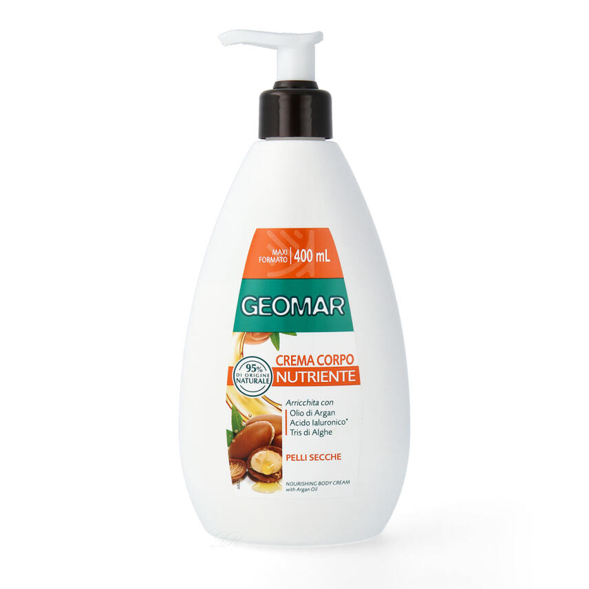 GEOMAR K&ouml;rpercreme mit Argan&ouml;l f&uuml;r trockene Haut 400 ml