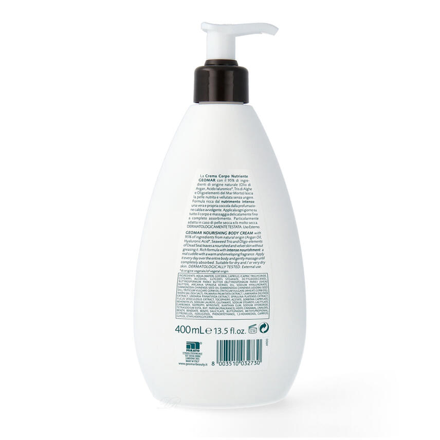 GEOMAR K&ouml;rpercreme mit Argan&ouml;l f&uuml;r trockene Haut 400 ml