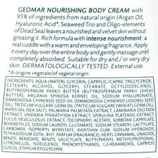 GEOMAR K&ouml;rpercreme mit Argan&ouml;l f&uuml;r trockene Haut 400 ml