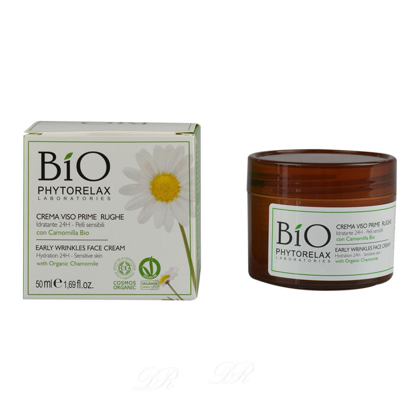 Phytorelax Bio Geschenkset Anti Aging Gesichtscreme Kamille 24h + Reinigungsmilch
