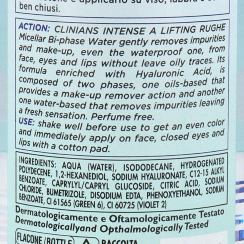 Clinians Mizellenwasser Intense A 3in1 mit Hyalurons&auml;ure 400 ml