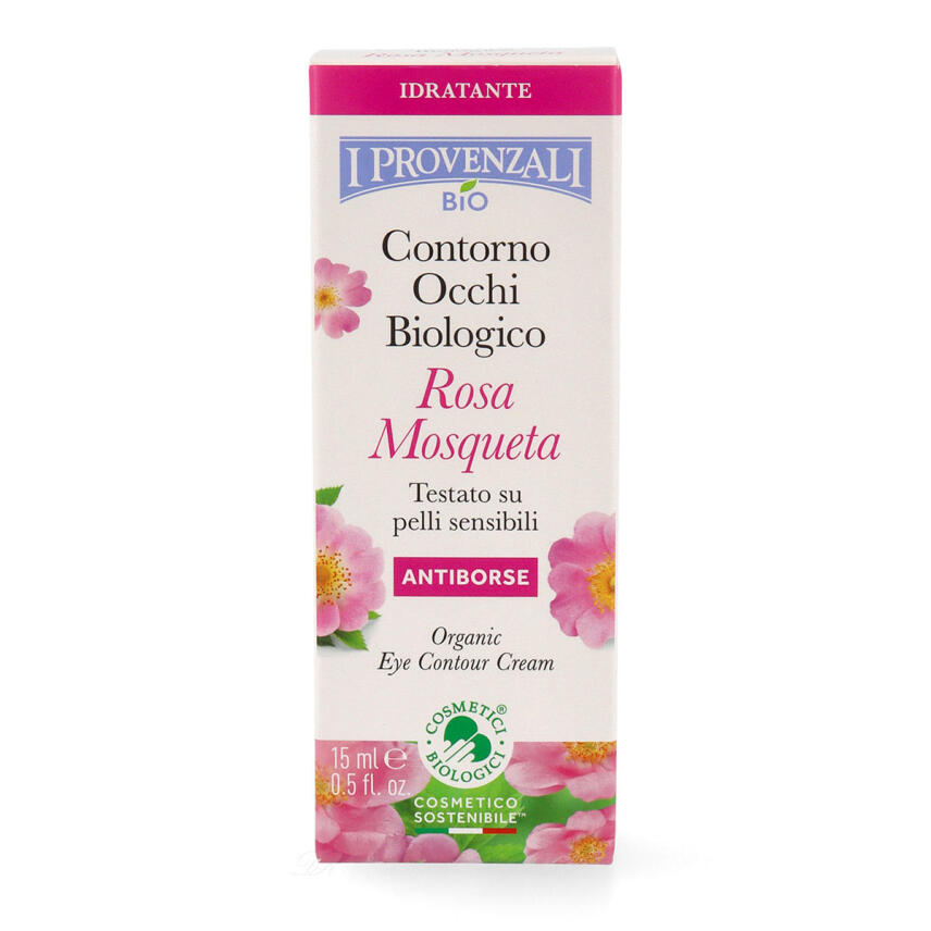 I Provenzali Bio Augenkonturcreme Rosa Mosqueta Wildrose 15 ml