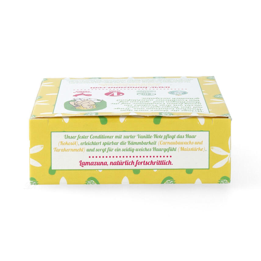 Lamazuna Fester Conditioner Vegan f&uuml;r alle Haartypen geeignet Vanille 74 ml