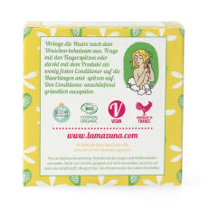 Lamazuna Fester Conditioner Vegan f&uuml;r alle Haartypen geeignet Vanille 74 ml