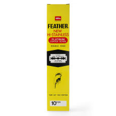 Feather New Hi-Stainless Double Edge Rasierklingen 200 St&uuml;ck