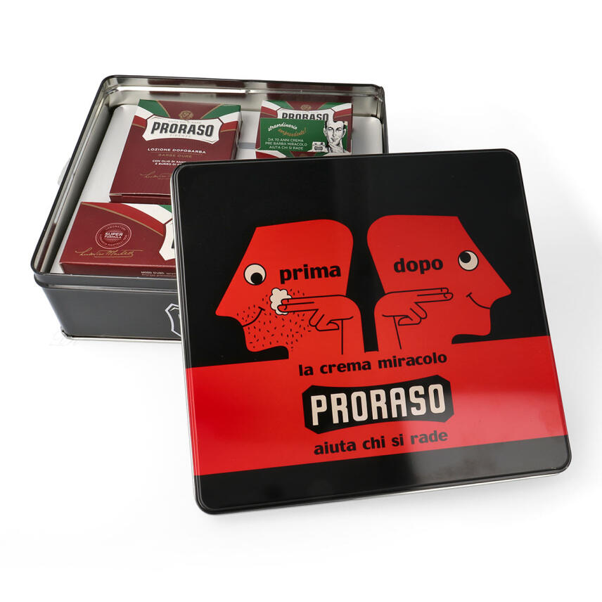 Proraso Vintage Red Box Blech Geschenkbox