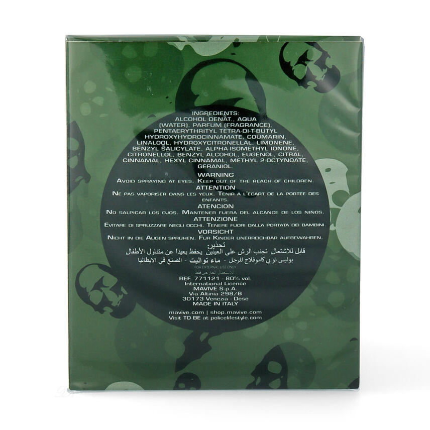 Police Camouflage Eau de Toilette f&uuml;r Herren 125 ml