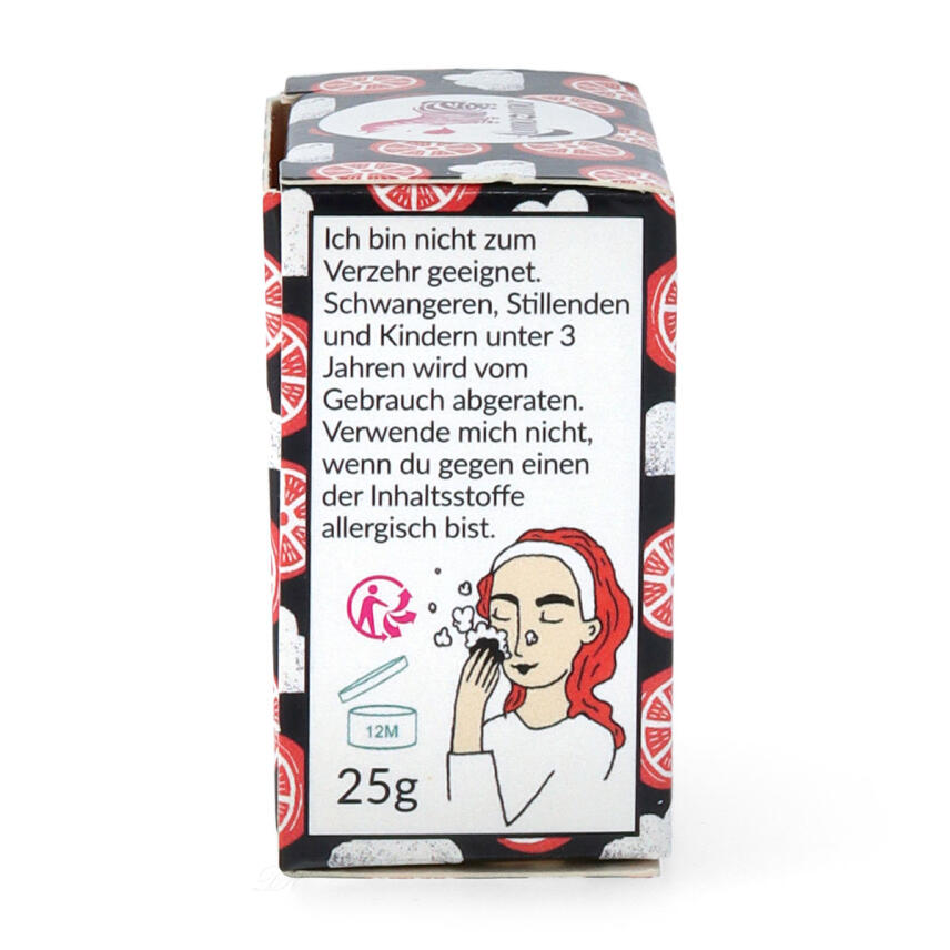 Lamazuna Feste Hautreinigung gemischte &amp; fettige Haut Grapefruit Duft Vegan 25 g