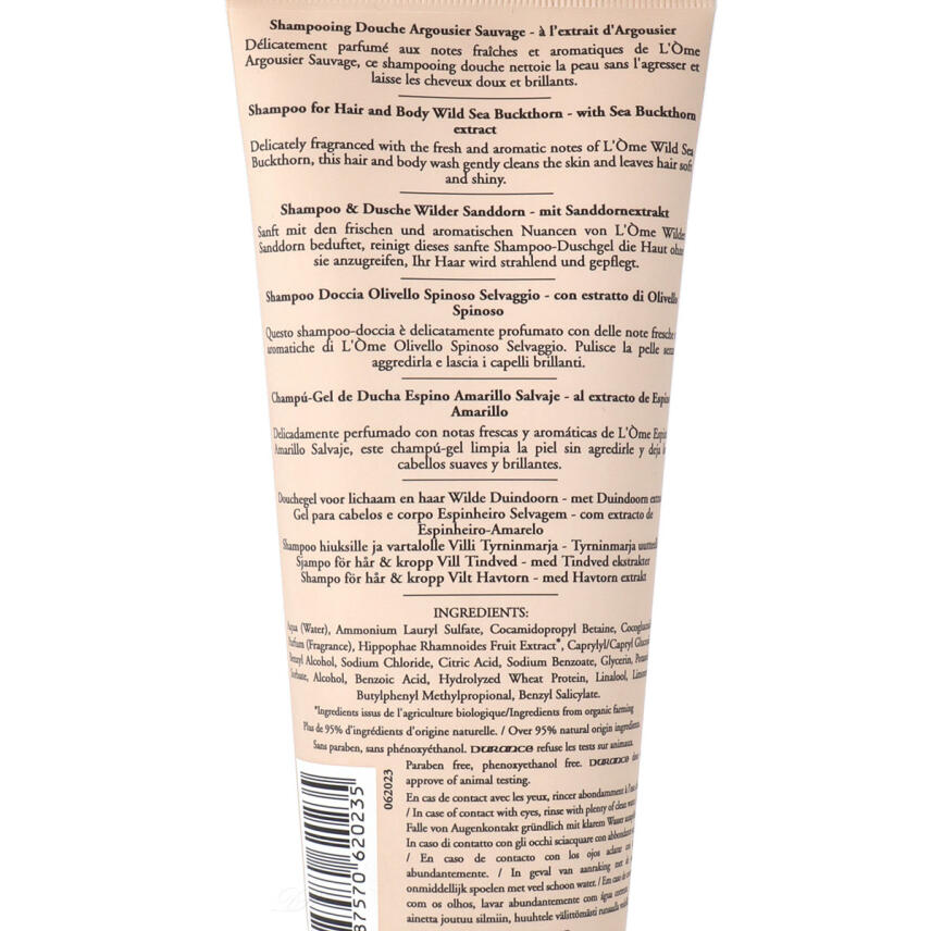 Durance L&ograve;me Argousier Sauvage Duschgel Wilder Sanddorn 200 ml