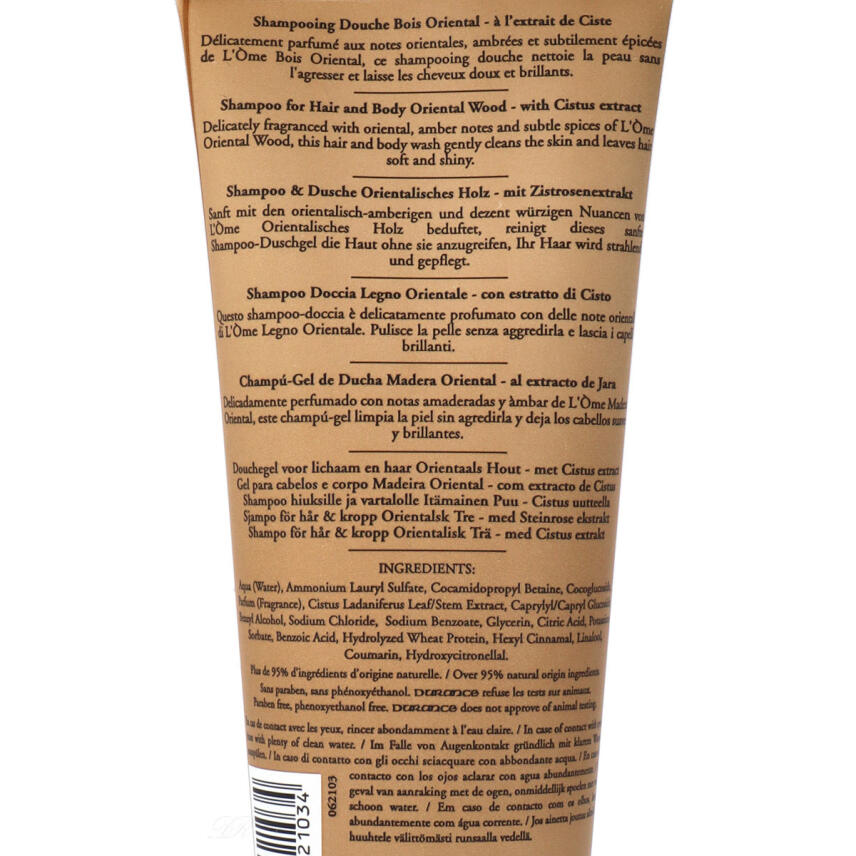 Durance L&ograve;me Bois Oriental Duschgel Orientalisches Holz 200 ml