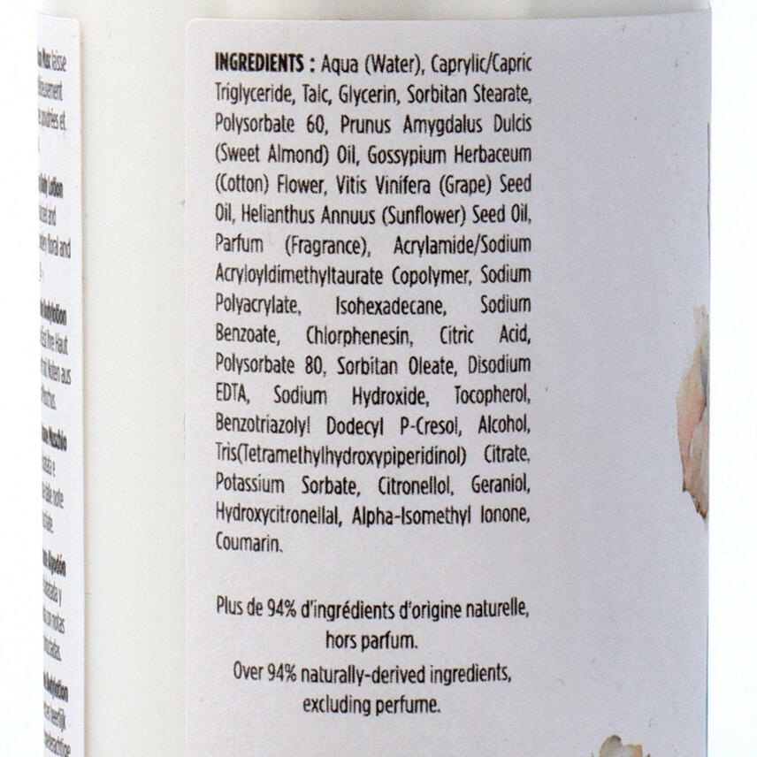 Durance Coton Musc Bodylotion Baumwoll Moschus 250 ml