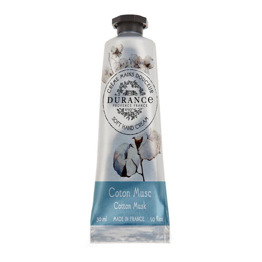 Durance Coton Musc Sanfte Handcreme Baumwoll Moschus 30 ml