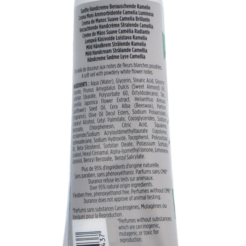 Durance Cam&egrave;lia &Eacute;clatant Sanfte Handcreme Berauschende Kamelie 30 ml