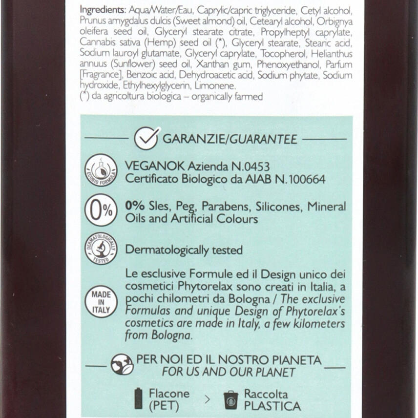 Phytorelax Canapa - Hanf K&ouml;rpermilch 250 ml