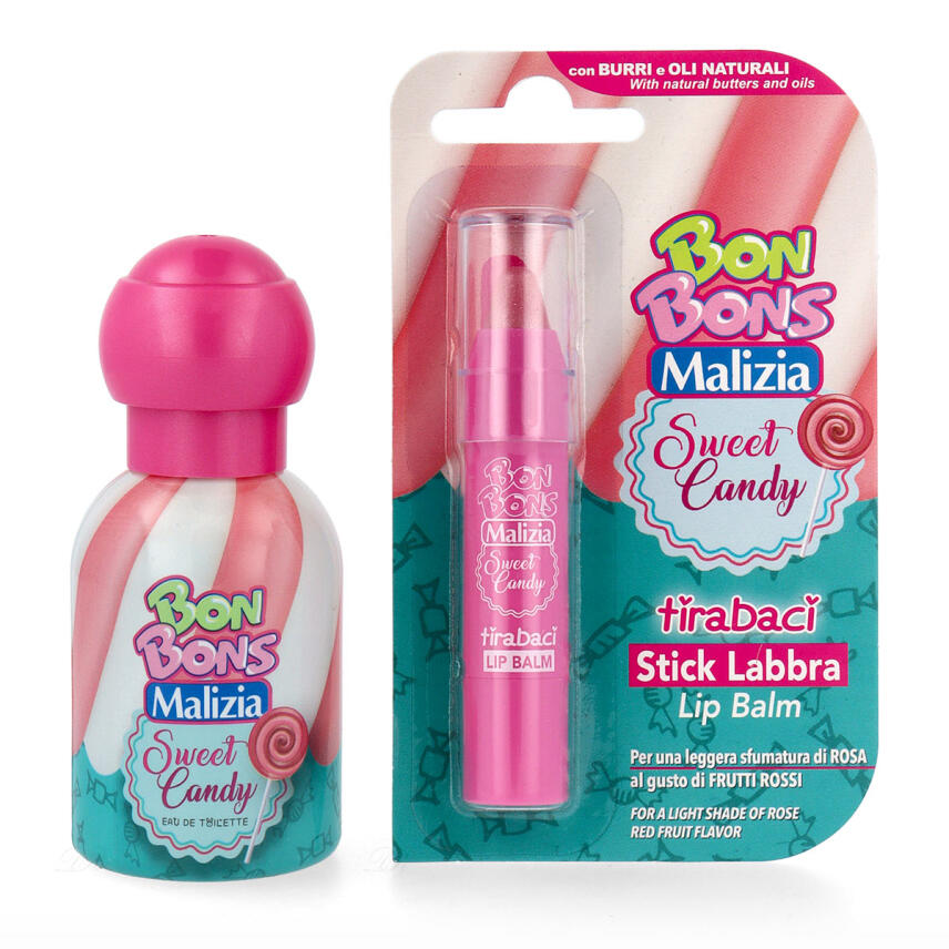 Malizia Bon Bons Sweet Candy Eau de Toilette 50 ml  + Lipbalm 3ml