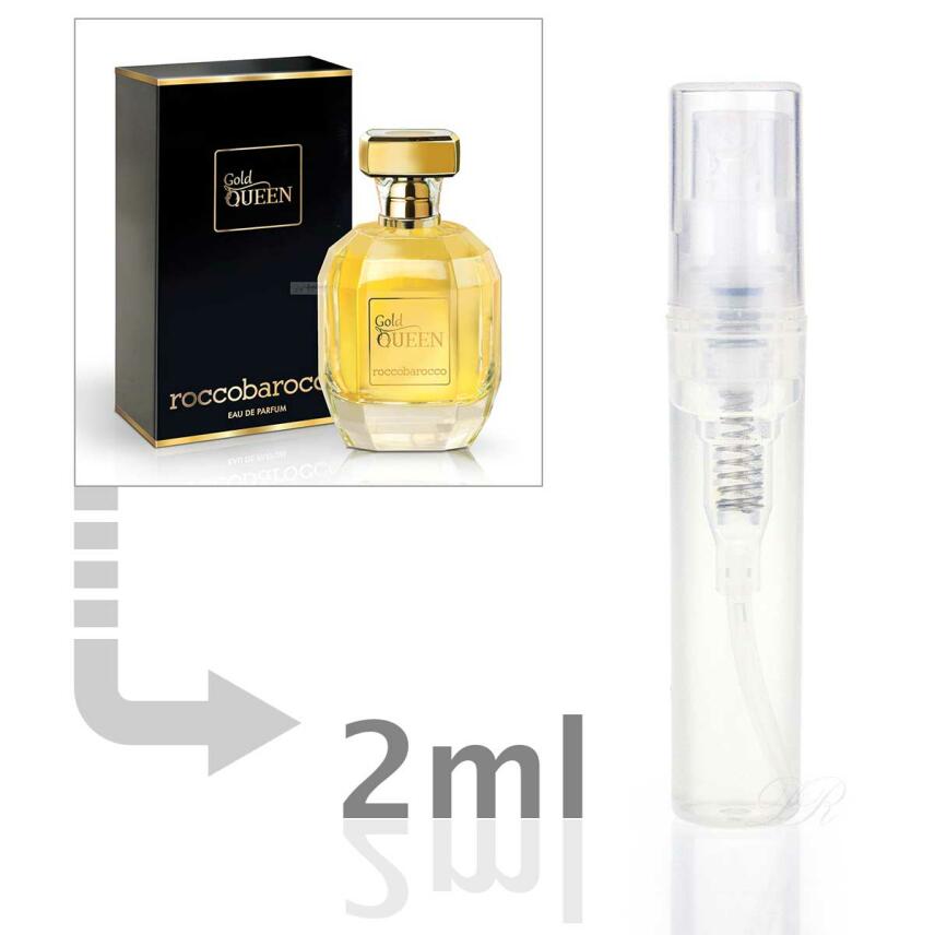 roccobarocco Gold Queen Eau de Parfum f&uuml;r Damen 2 ml - Probe
