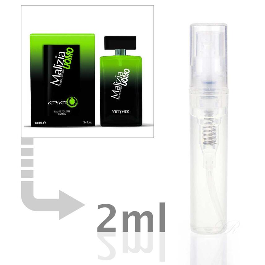 Malizia UOMO Vetyver Eau de Toilette 2 ml - Probe