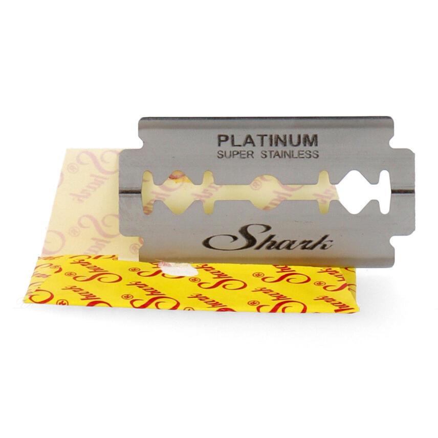 Shark Platinum Blades Double Edge Rasierklingen Packungsinhalt 5 St&uuml;ck