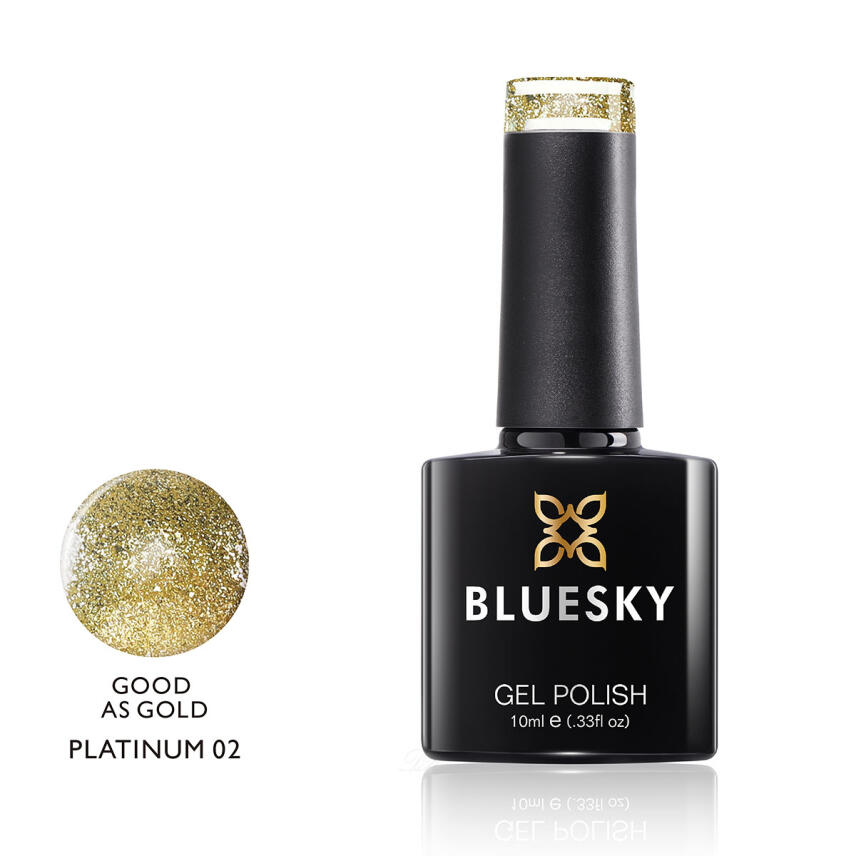 Bluesky Platinum 02 Good As Gold UV Gel Nagellack 10 ml